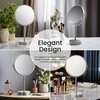 Kibi Circular Free Standing Magnifying Make Up Mirror - Chrome KMM103CH